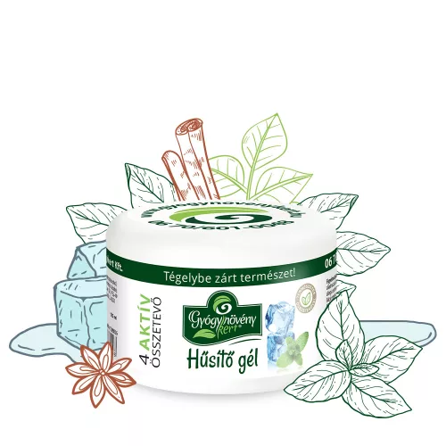 Hűsítő gél (jégzselé) – gyógynövényes frissítő ízület frissítés
