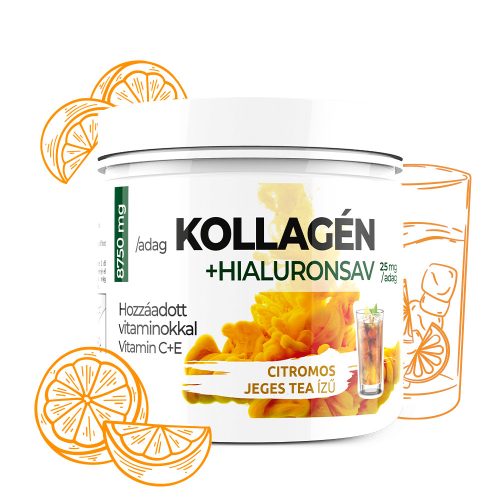 Kollagén italpor citromos jeges tea ízű