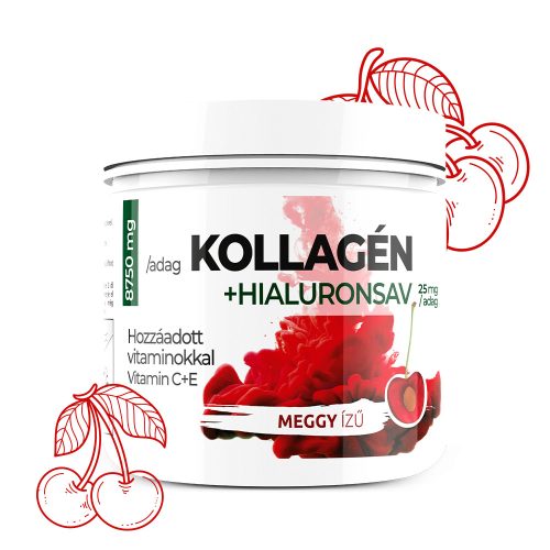 Kollagén italpor meggy ízű
