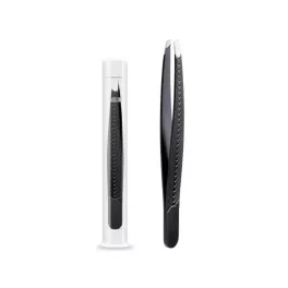 Precíziós szemöldök csipesz rozsdamentes acélból, ergonomikus markolattal