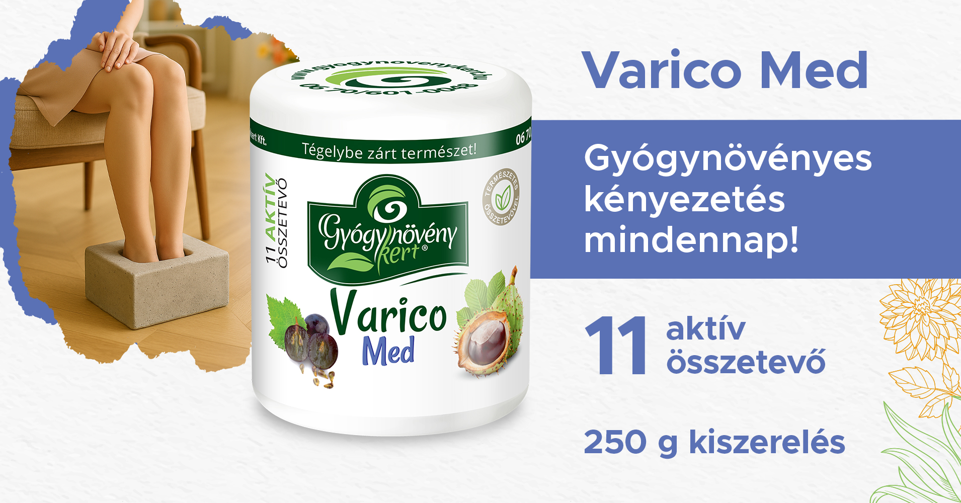 Gyógynövénykert® Varico Med visszér krém